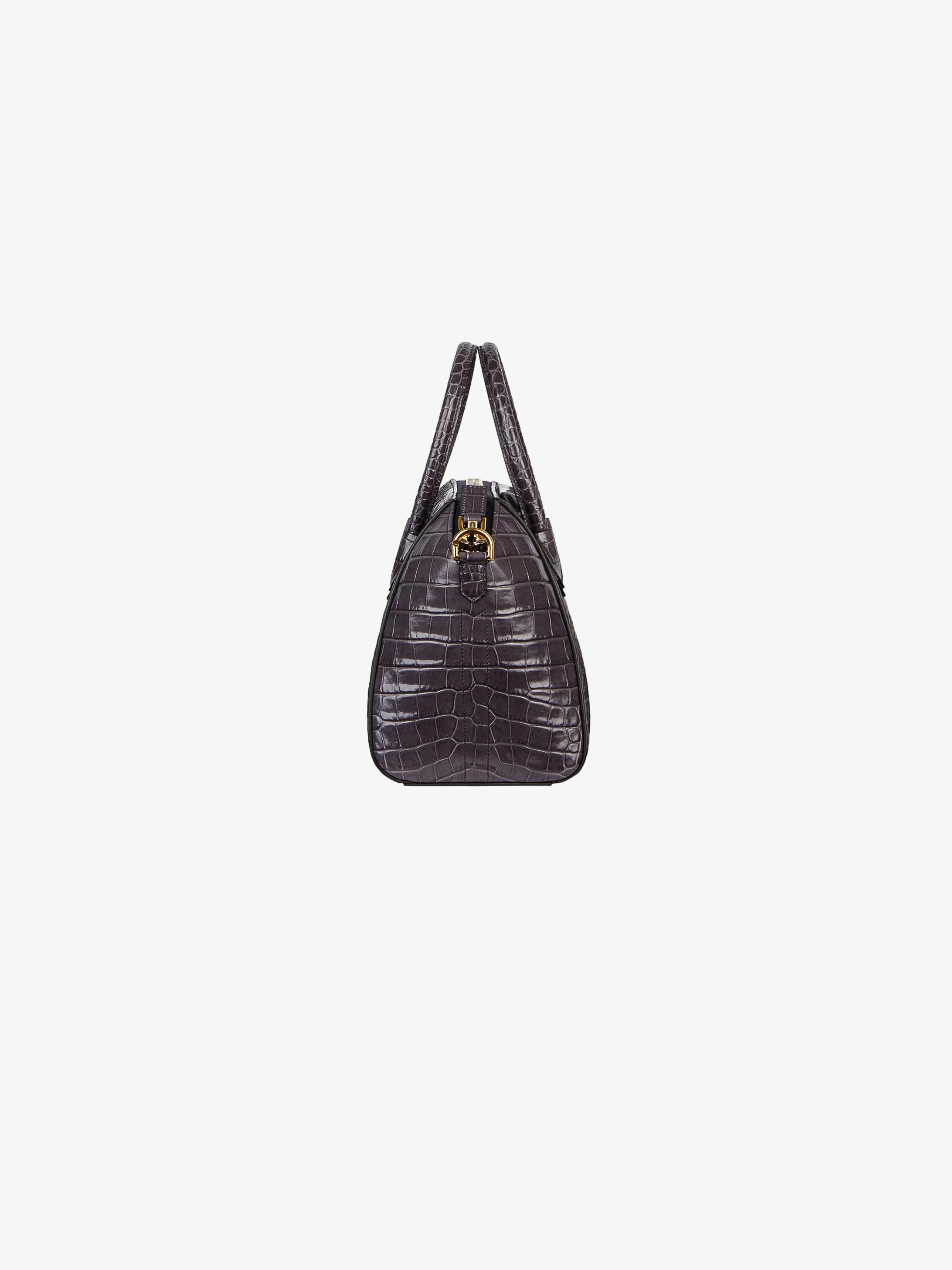 Small Antigona bag in crocodile effect leather - 3