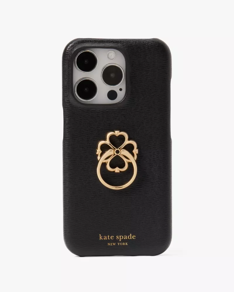Morgan Spade Ring Stand iPhone 15 Pro Case - 1