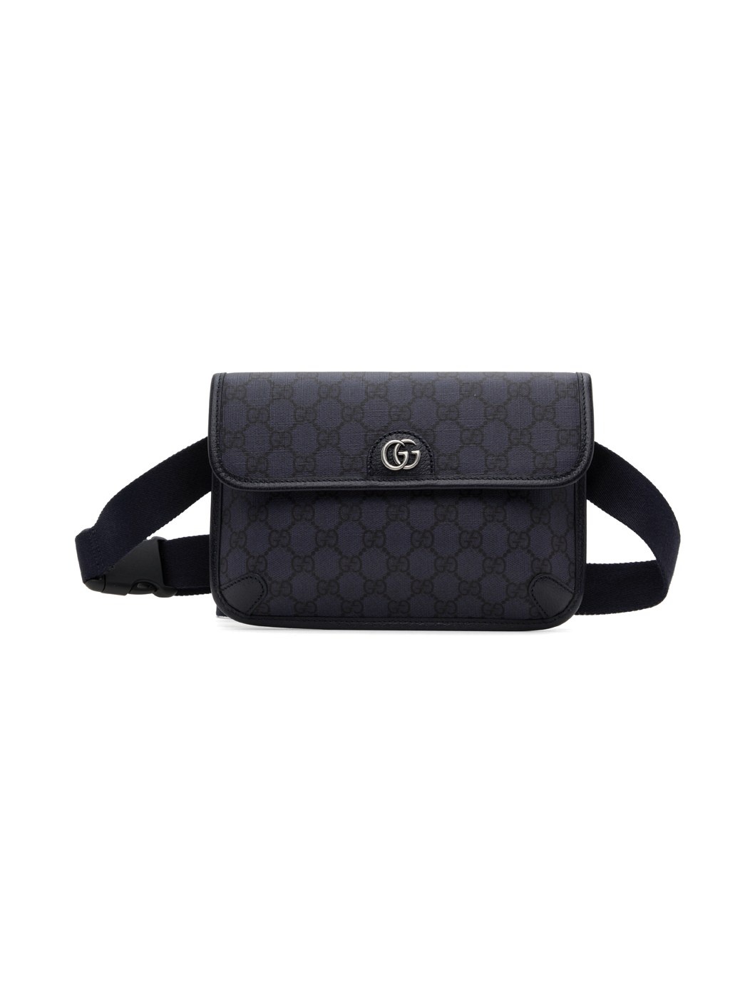 GUCCI Navy Small Ophidia GG Belt Bag ssense REVERSIBLE