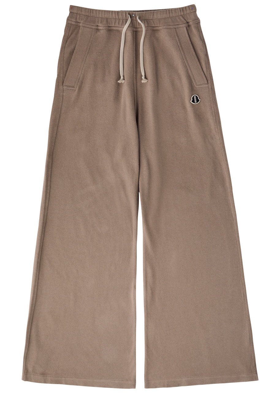 Rick Owens X Moncler Belas Wide-leg Cotton Sweatpants - 1