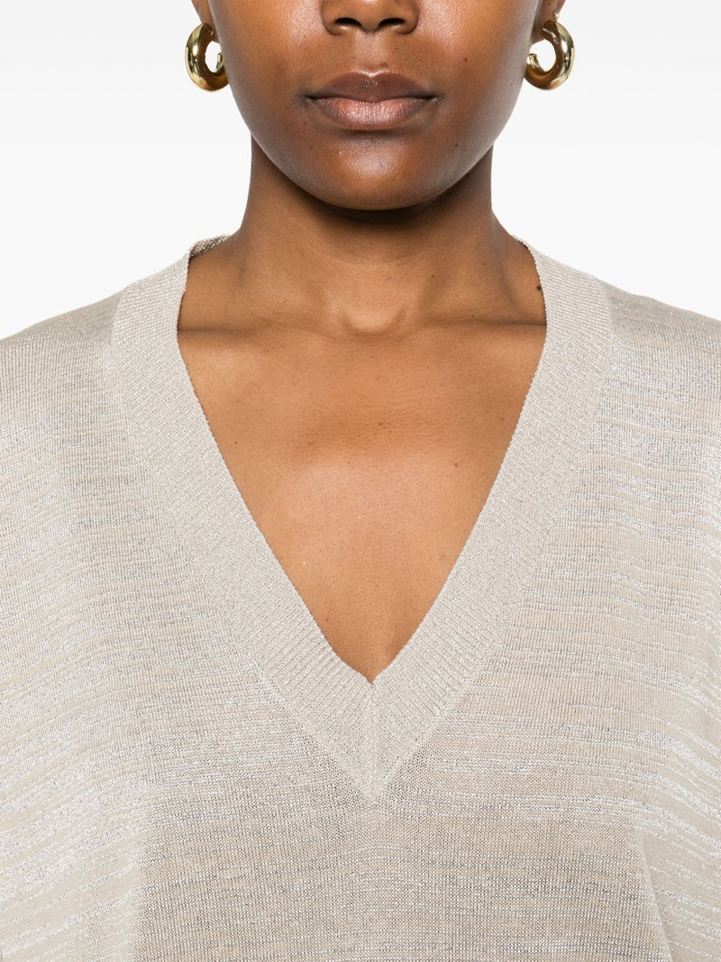 metallic-threading sweater 5