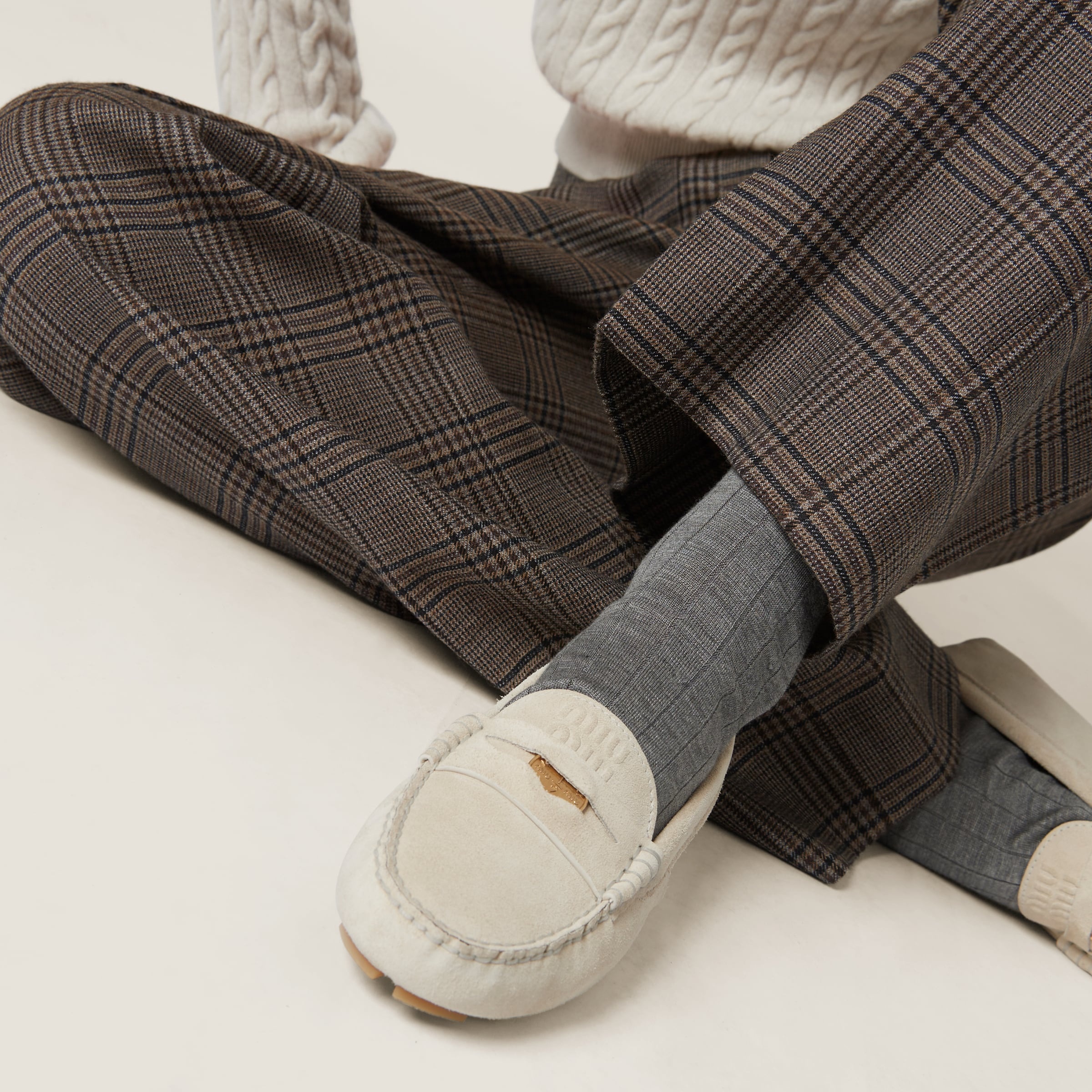 Suede driving shoes - 5