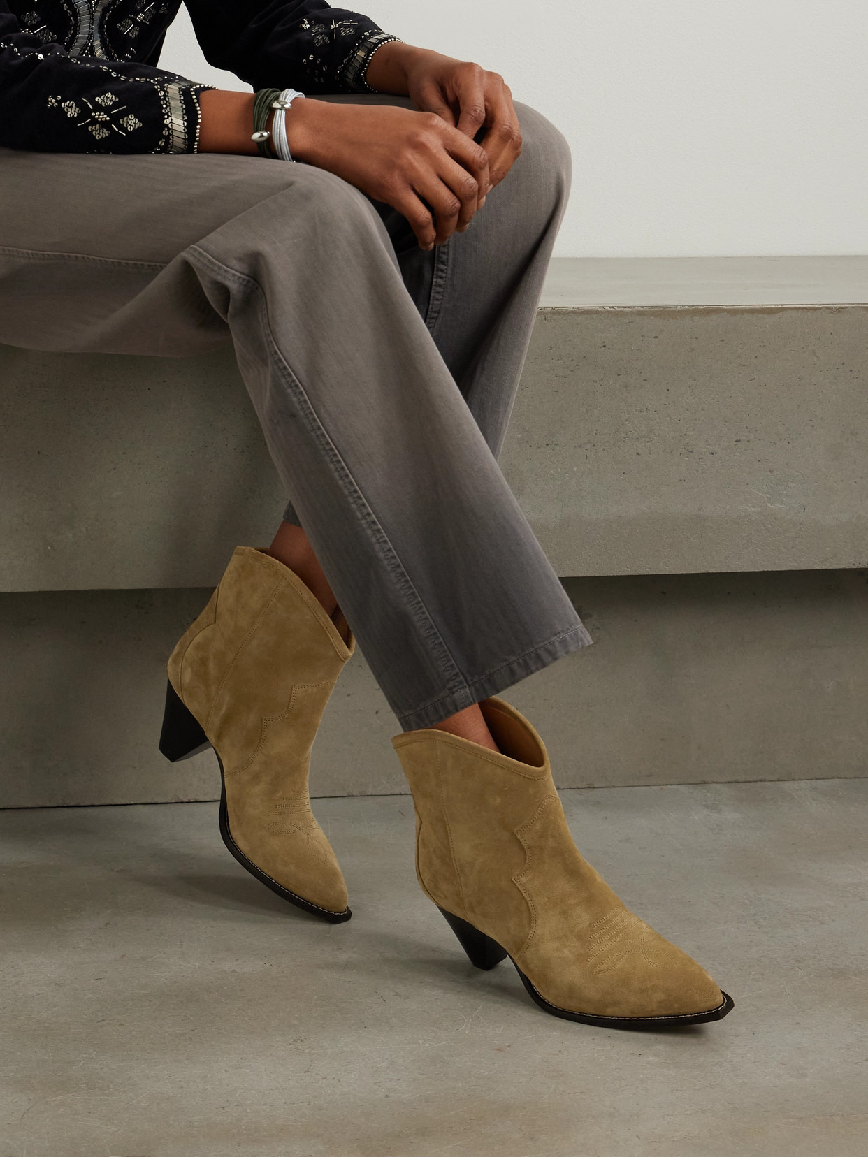 Darizo Suede Ankle Boots - 2