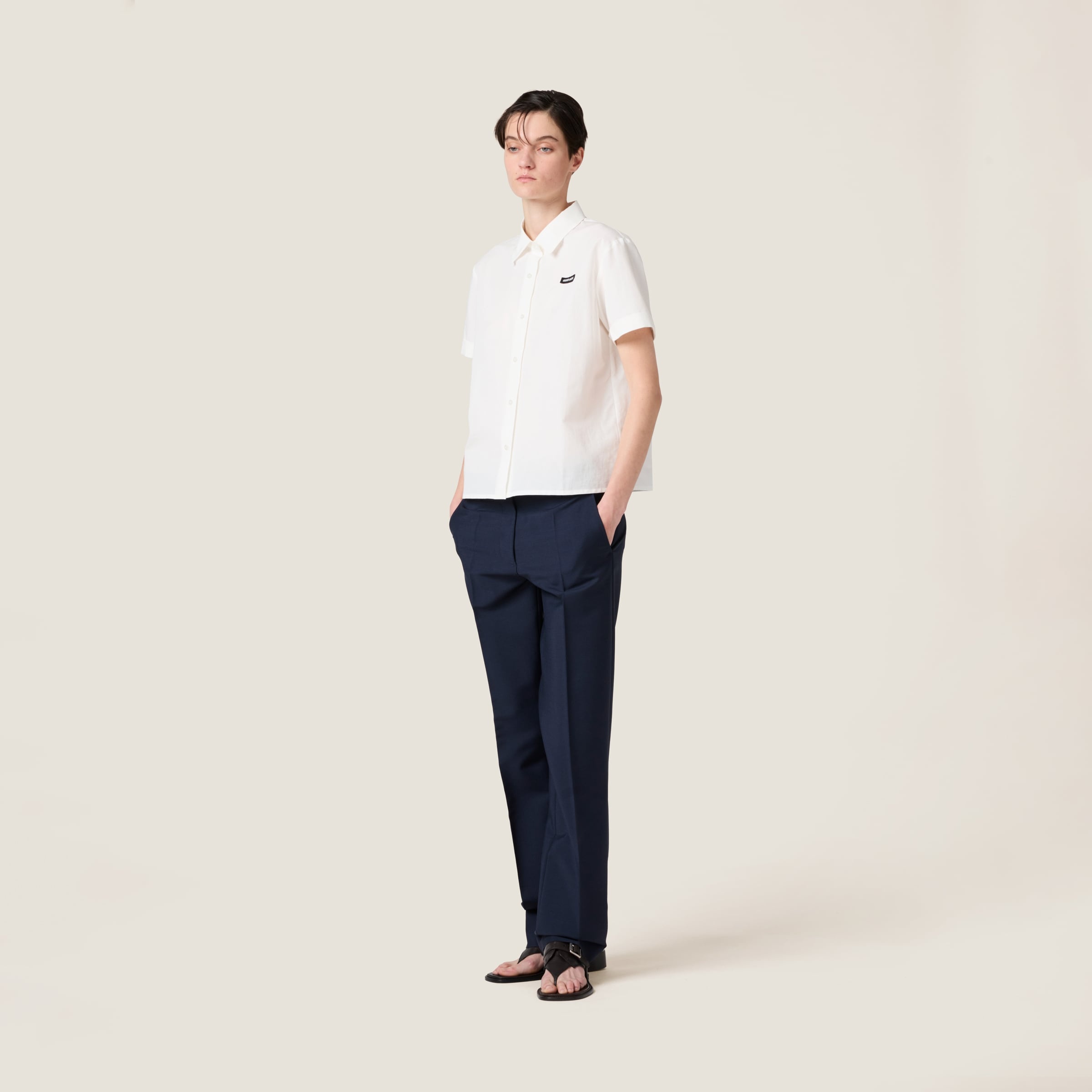 Slubbed poplin shirt - 4