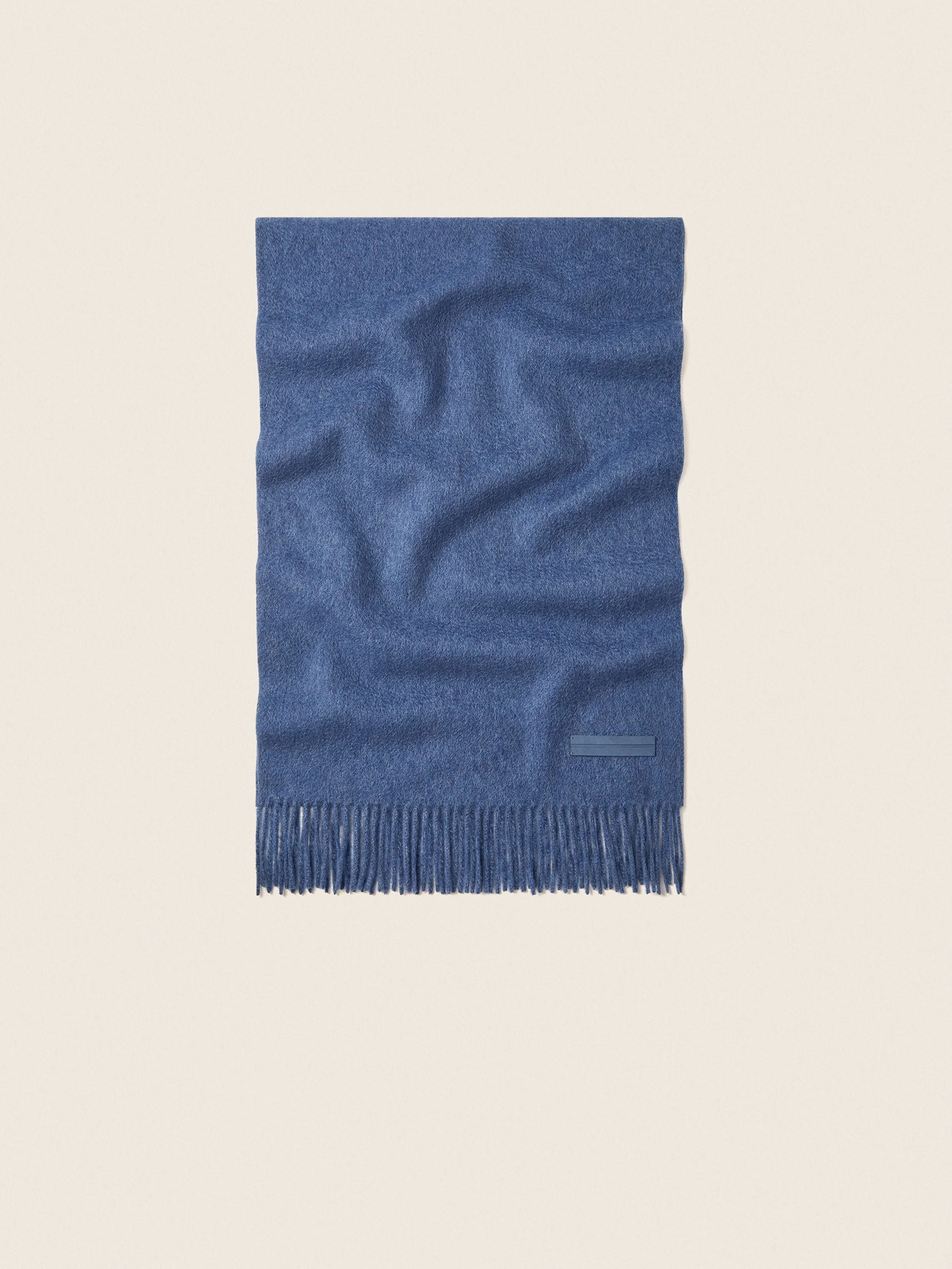 LIGHT BLUE OASI CASHMERE SCARF - 1