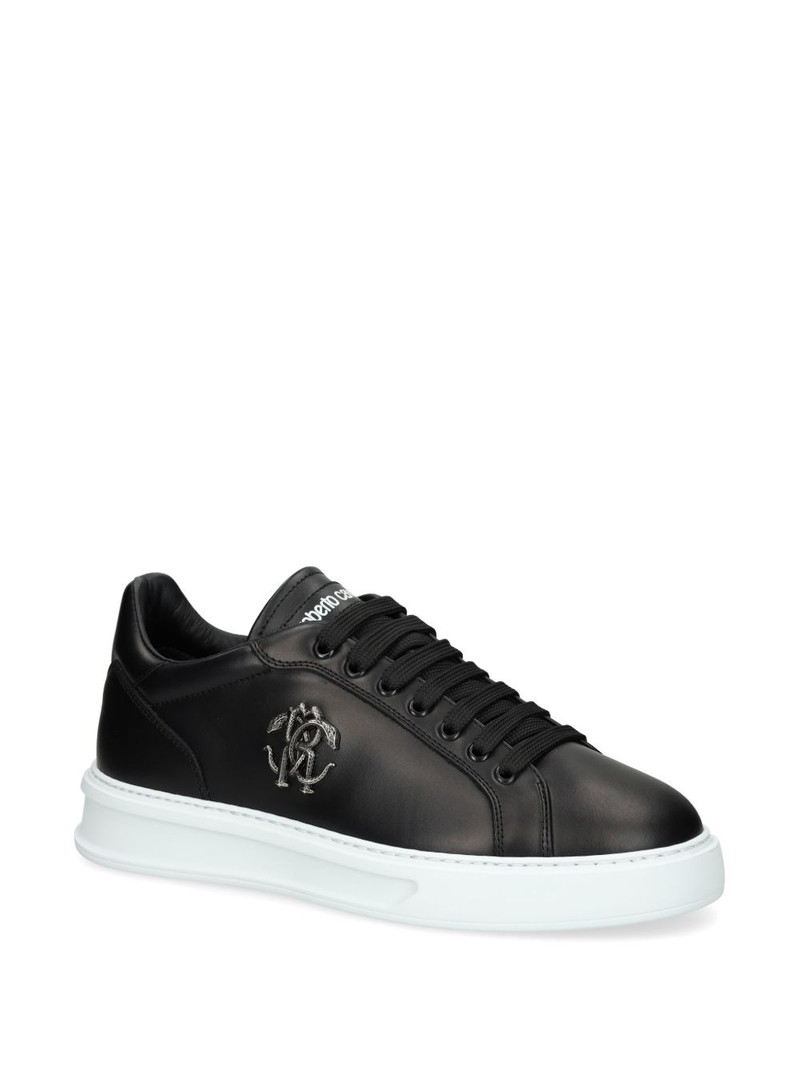 Roberto Cavalli logo-plaque trainers outlook