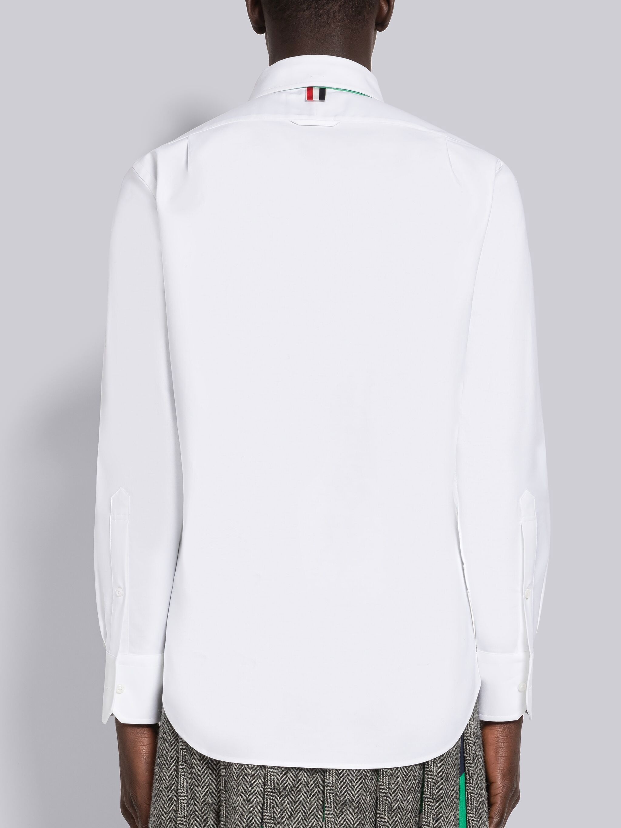 Oxford Trompe L'oeil Tie Straight Fit Shirt - 4