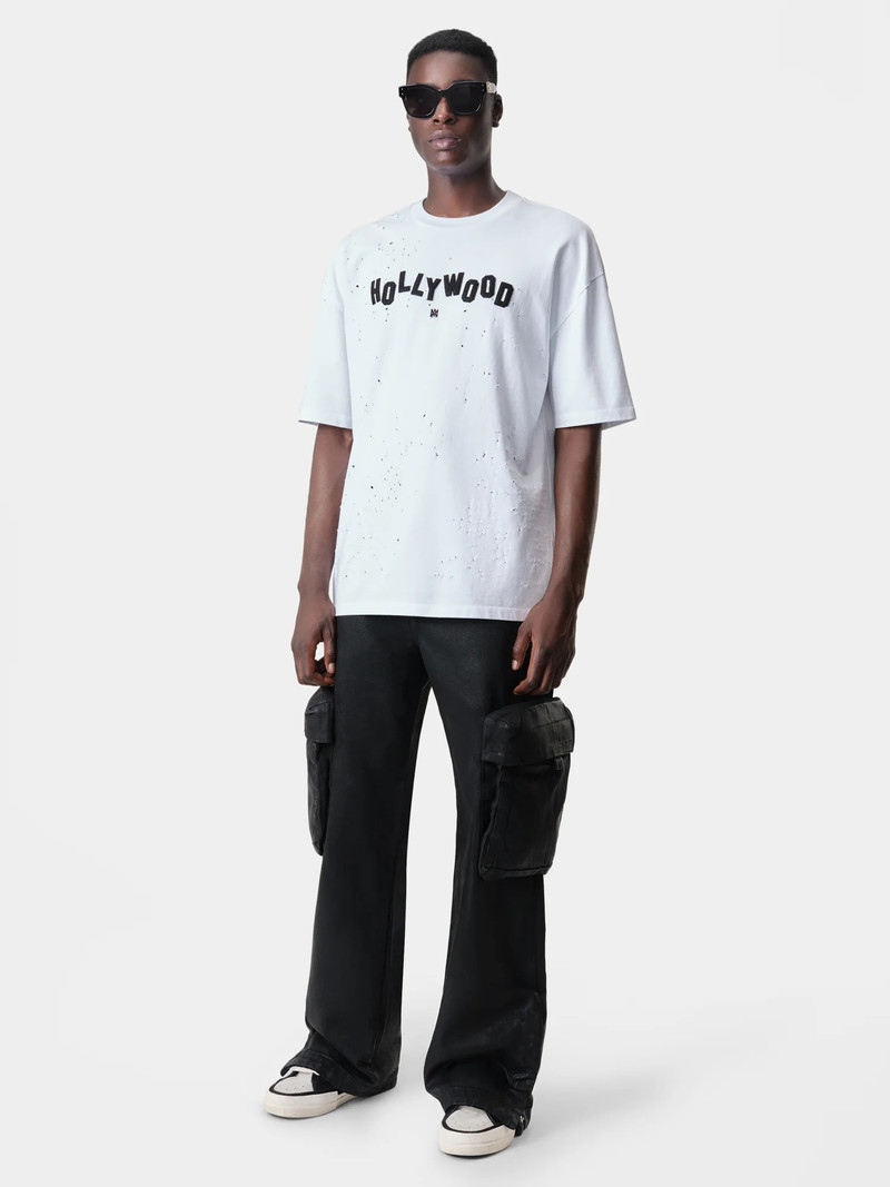 AMIRI HOLLYWOOD SHOTGUN OVERSIZED TEE outlook