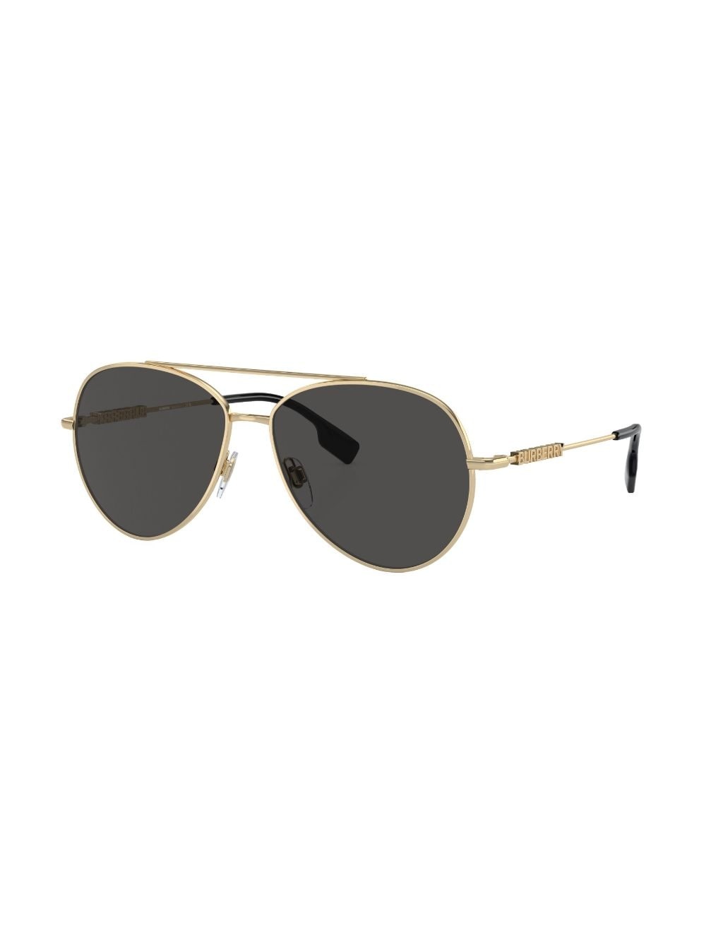 logo-plaque pilot-frame sunglasses - 2