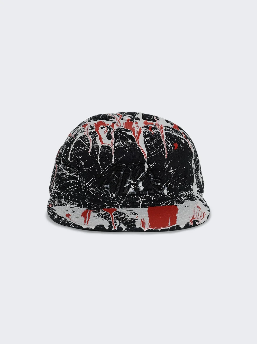 Painted Fitted Cap Black - 1