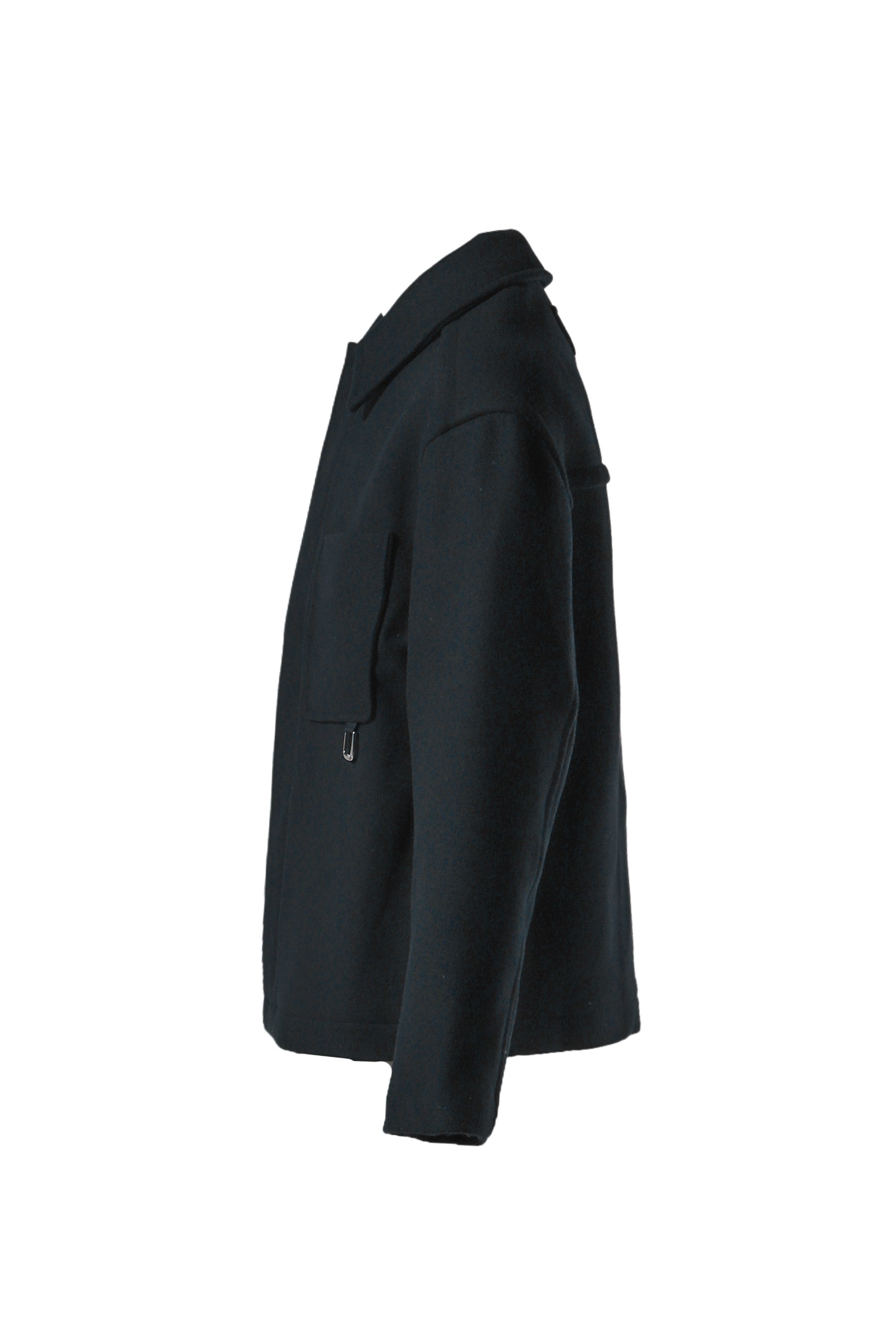 LE MANTEAU COURT / BLK - 3