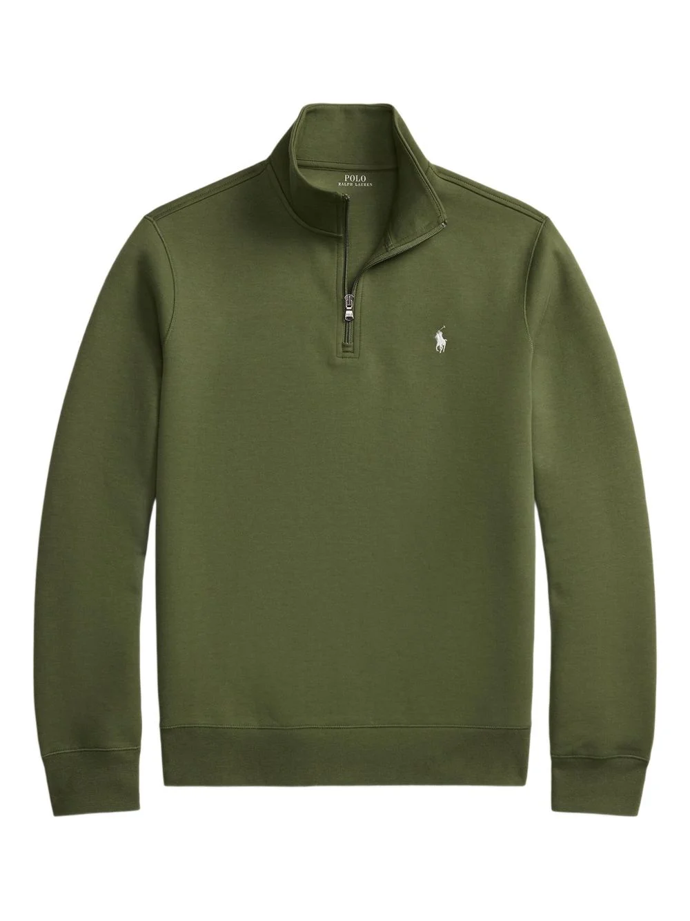 Double-knit quarter-zip pullover - 1