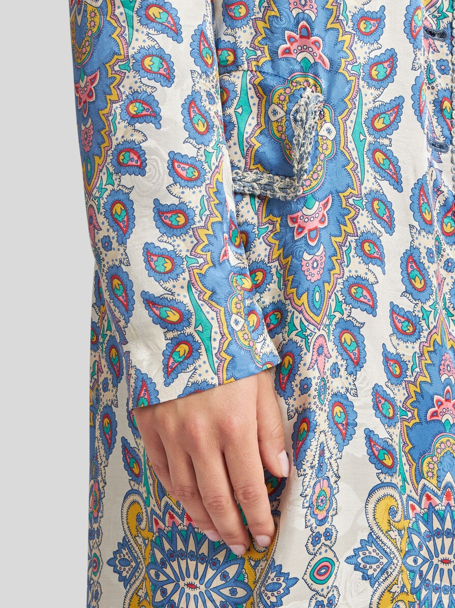 DUSTER COAT WITH PEGASO BUTTONS - 2