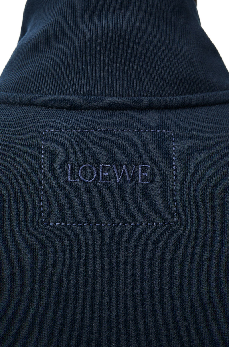 Zip-up sweatshirt in cotton 5