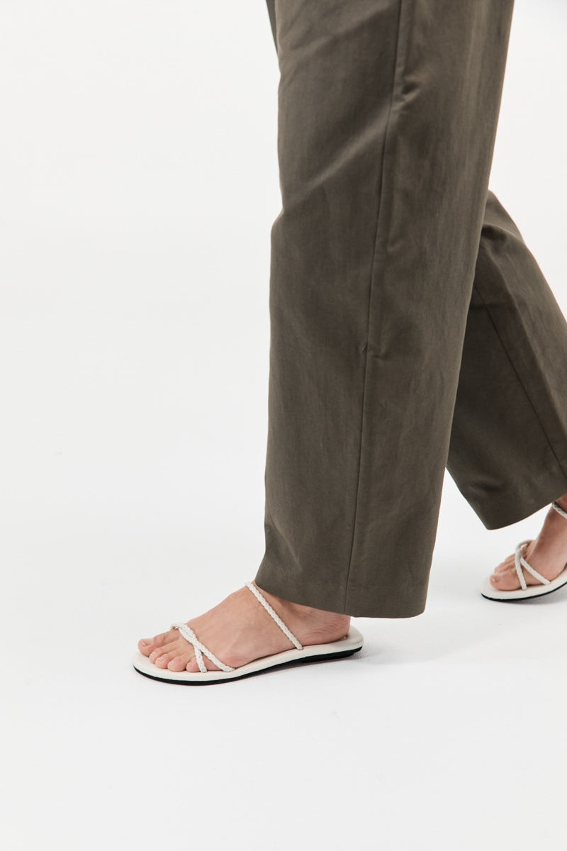 ST. AGNI Woven Rope Slide - Off White outlook