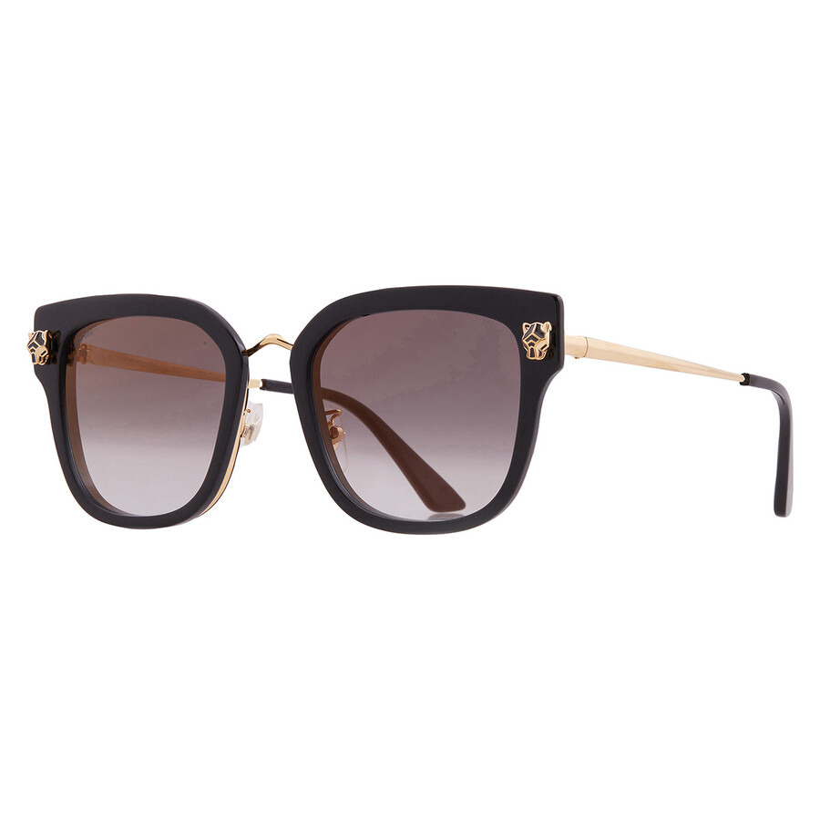 Cartier Panthere de Cartier Grey Multi Treatment Square Ladies Sunglasses CT0509SA 001 55 - 2