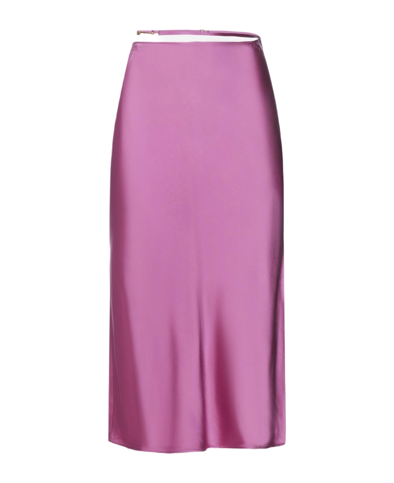 Notte Satin Midi Skirt - 1