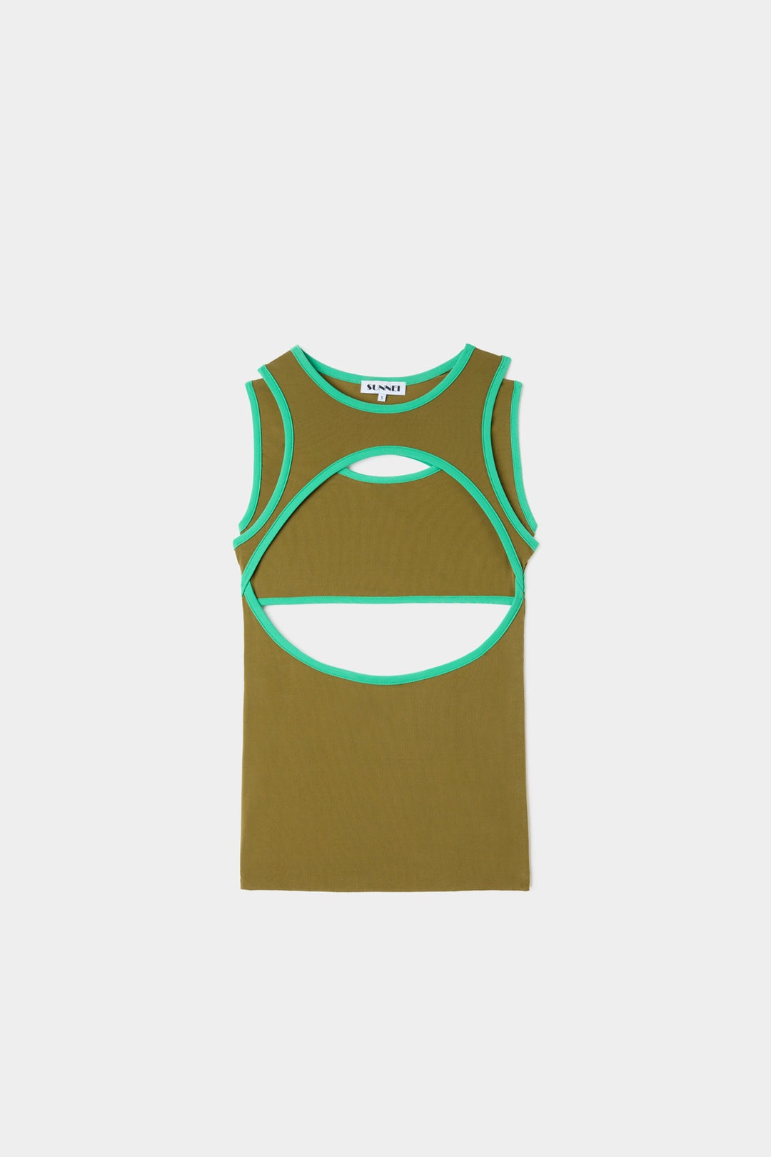SUPER STRETCH COMBINED TOP / olive green - 1