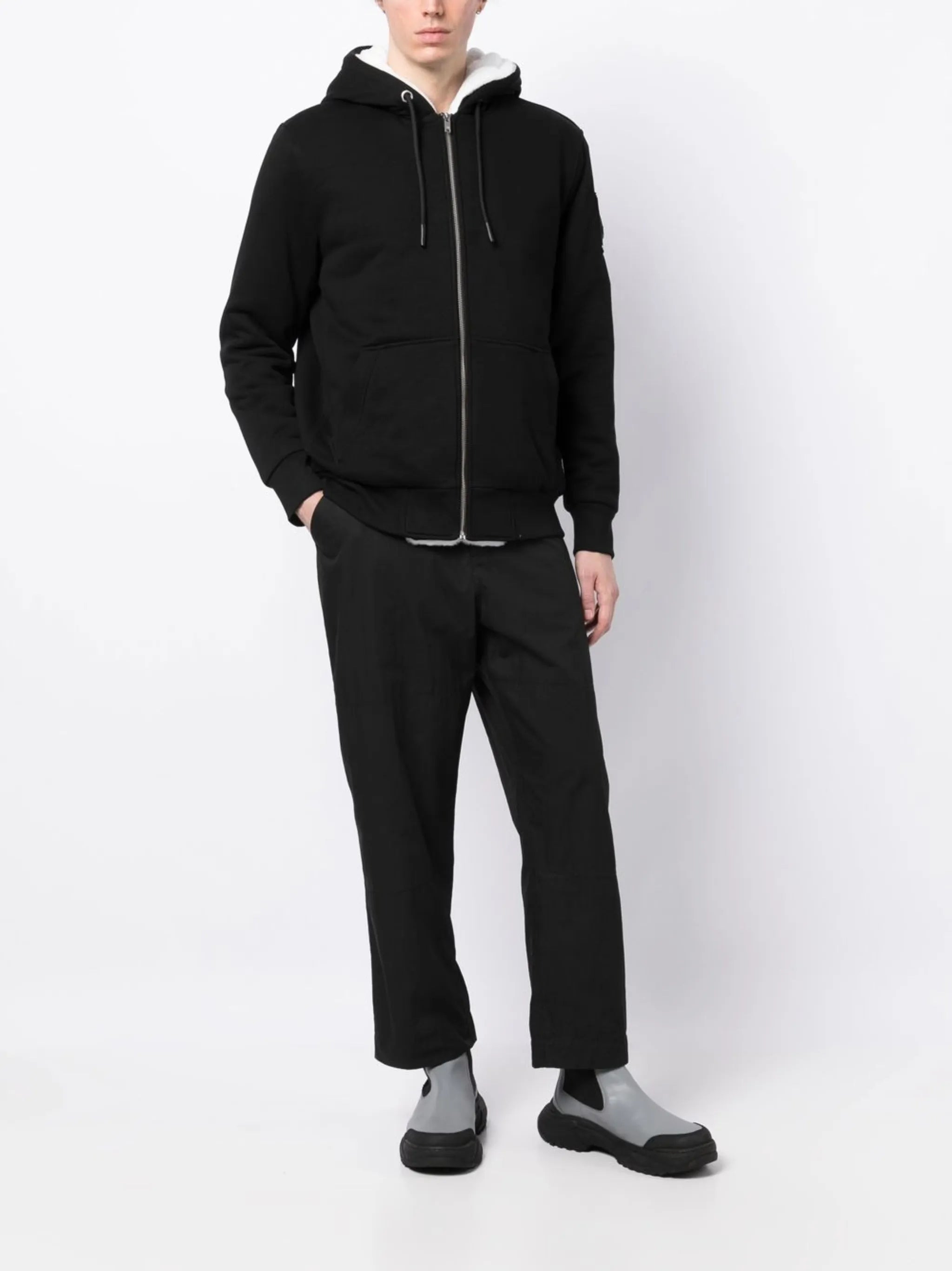 Moose Knuckles Logo-plaque Zip-up Hooded Jacket - 6
