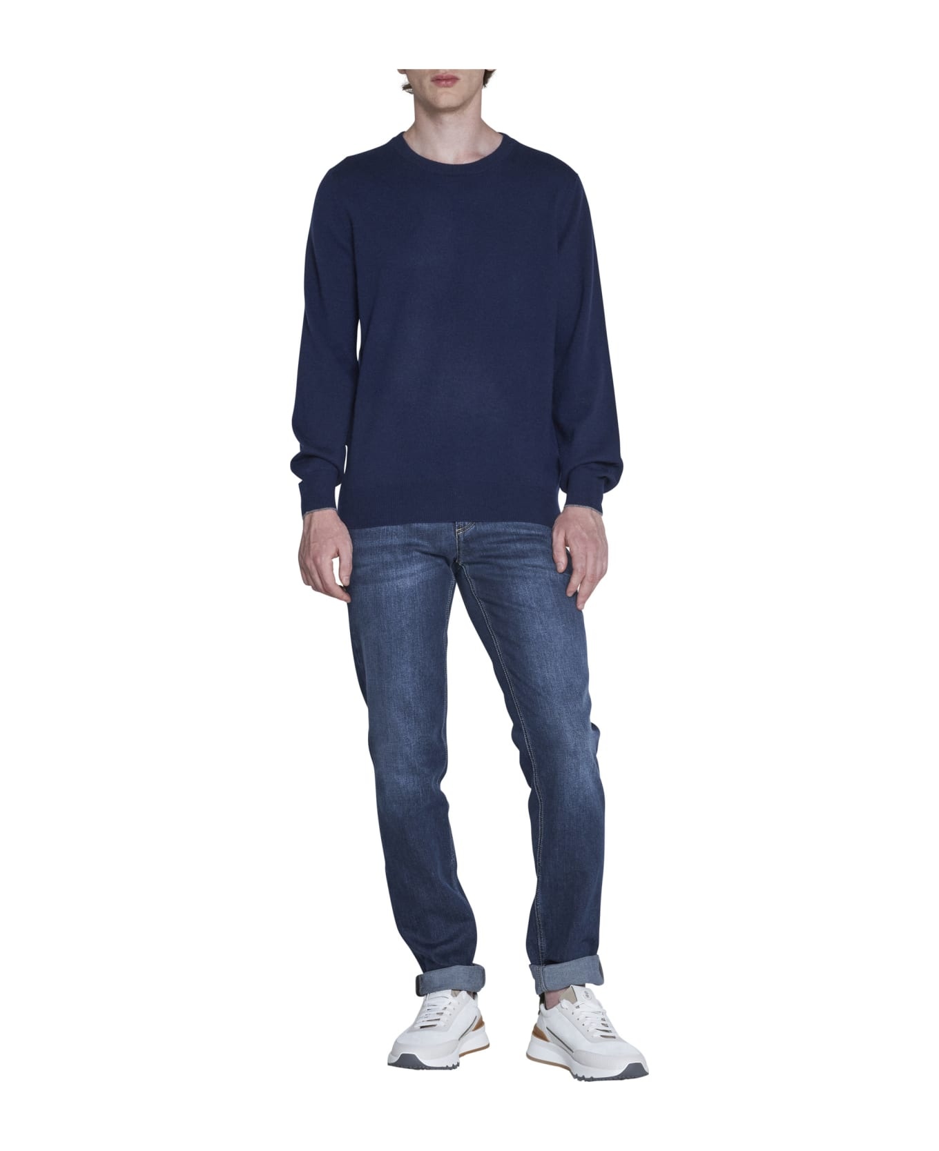 Crewneck Knitted Sweater - 3