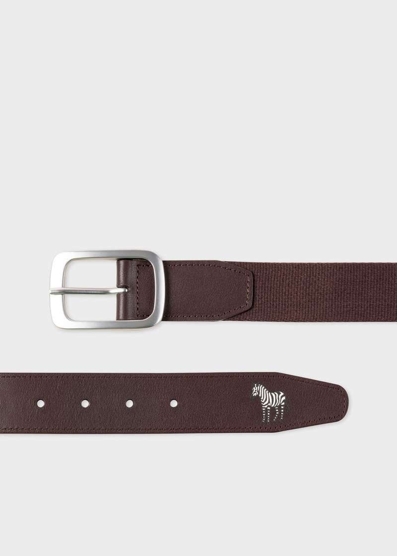 Webbing Zebra Logo Belt 1