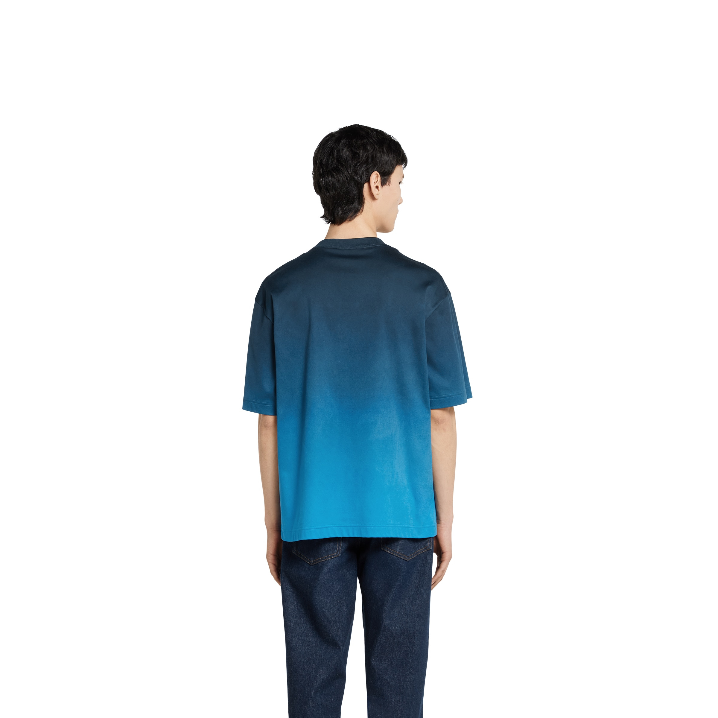 Technical cotton jersey T-shirt with print - 4