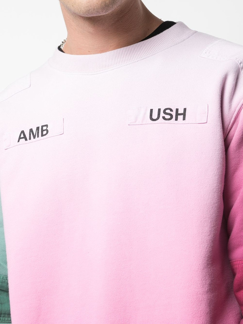 logo-print ombré sweatshirt 5