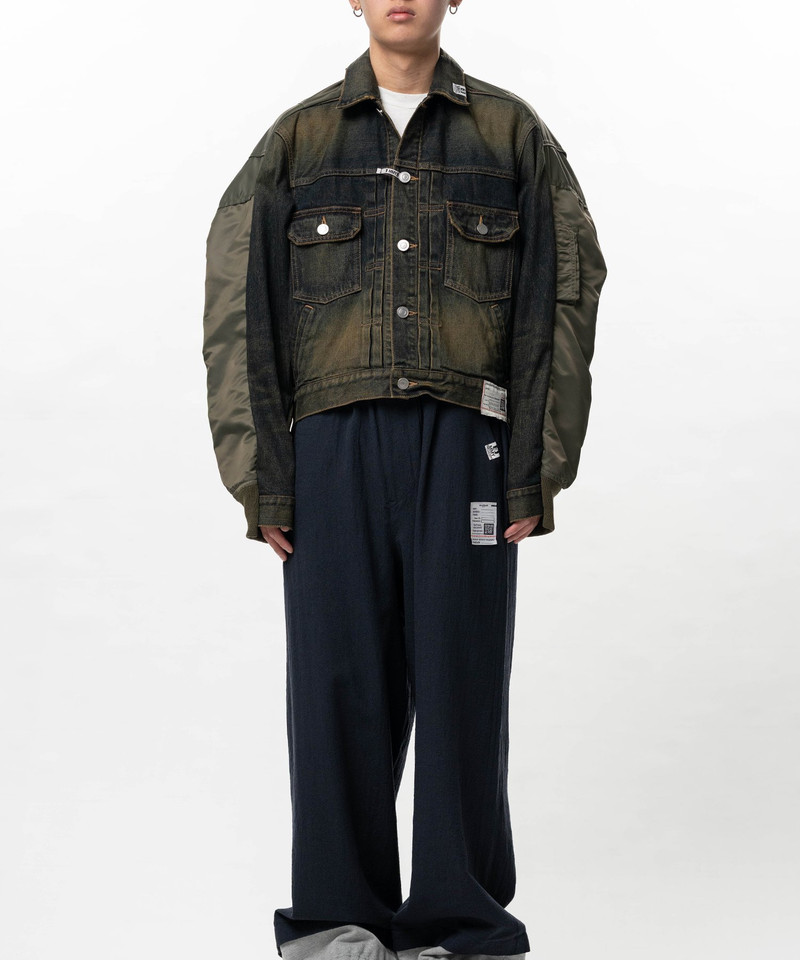Maison MIHARAYASUHIRO Front Back Combined Denim Jacket outlook