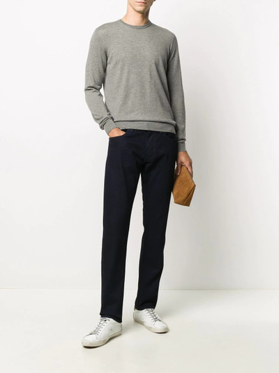 Ralph Lauren long-sleeved ribbed knit sweater outlook