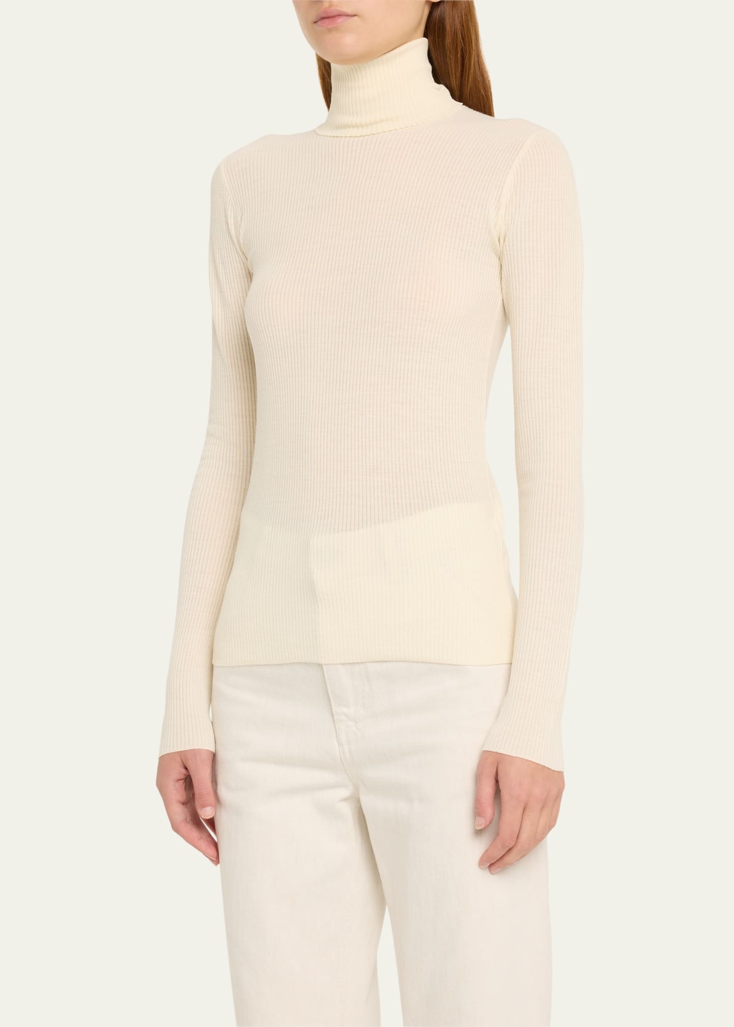 Taupo Ribbed Wool Turtleneck - 4