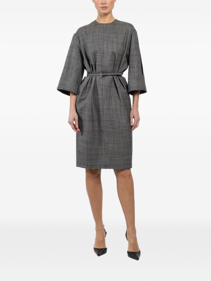 SA SU PHI Diana belted check mini dress outlook
