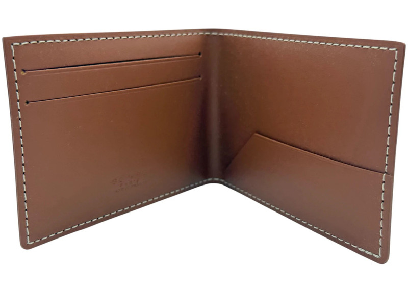 Goyard Goyard Slot Wallet Victoire Companion Goyardine Black Tan outlook