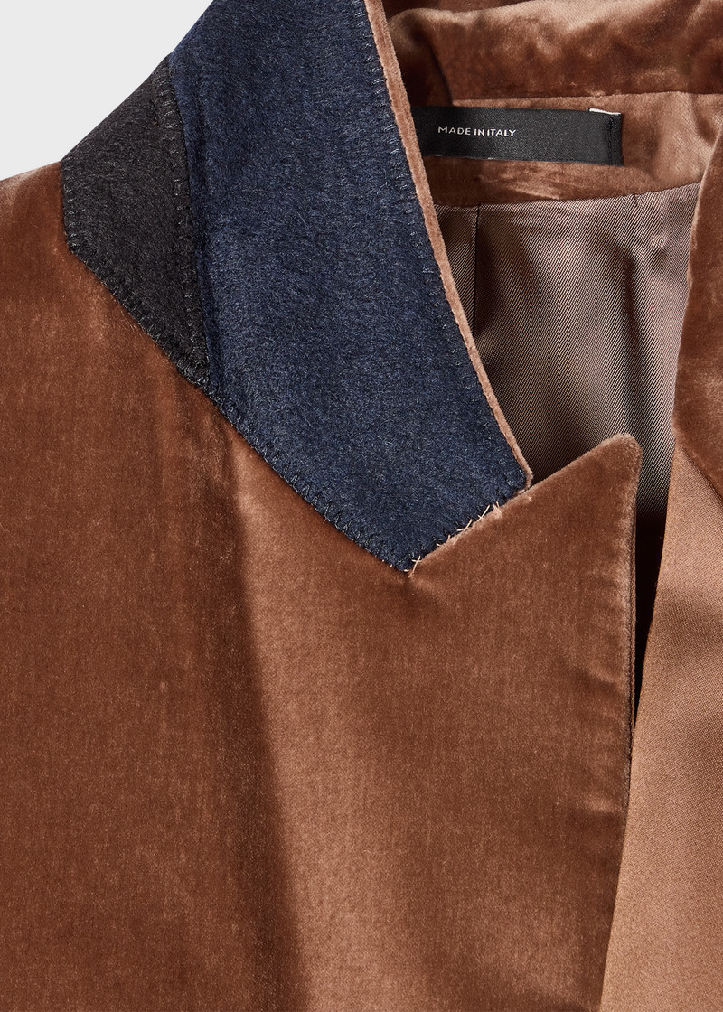 Paul Smith Dusty Brown Velvet Evening Suit outlook