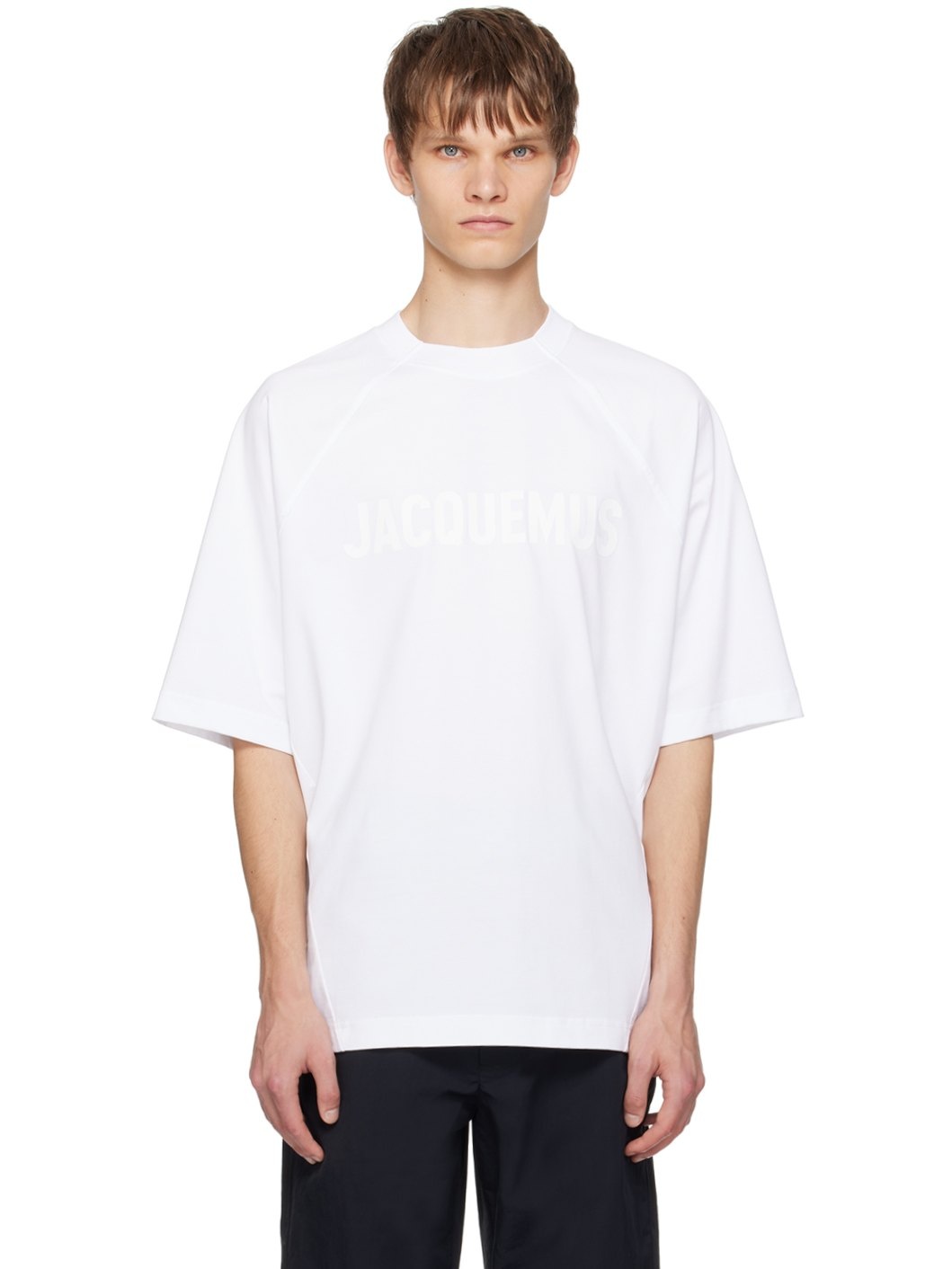 White Les Classiques 'Le t-shirt Typo' T-Shirt - 1