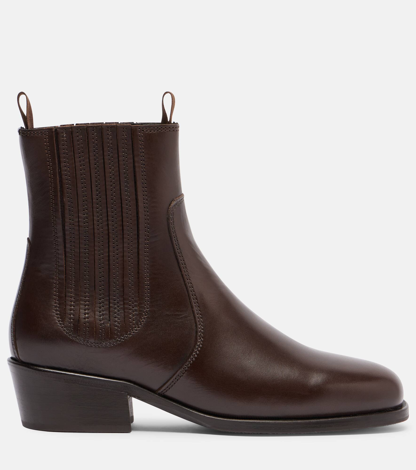Leather Chelsea boots - 4