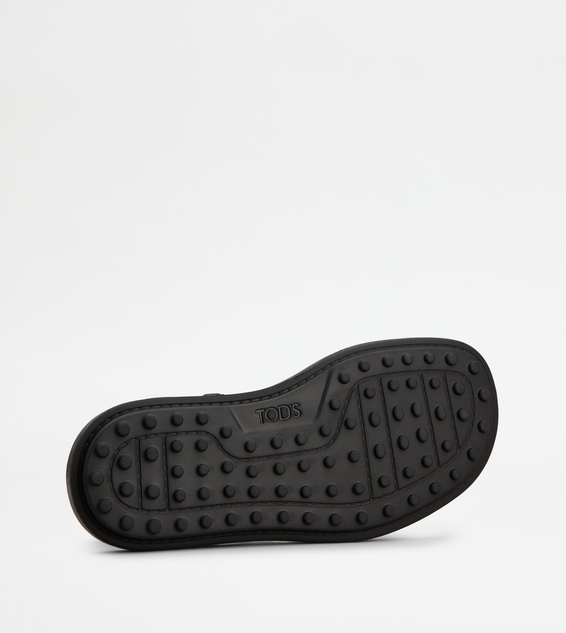 SANDALS IN LEATHER - BLACK - 4