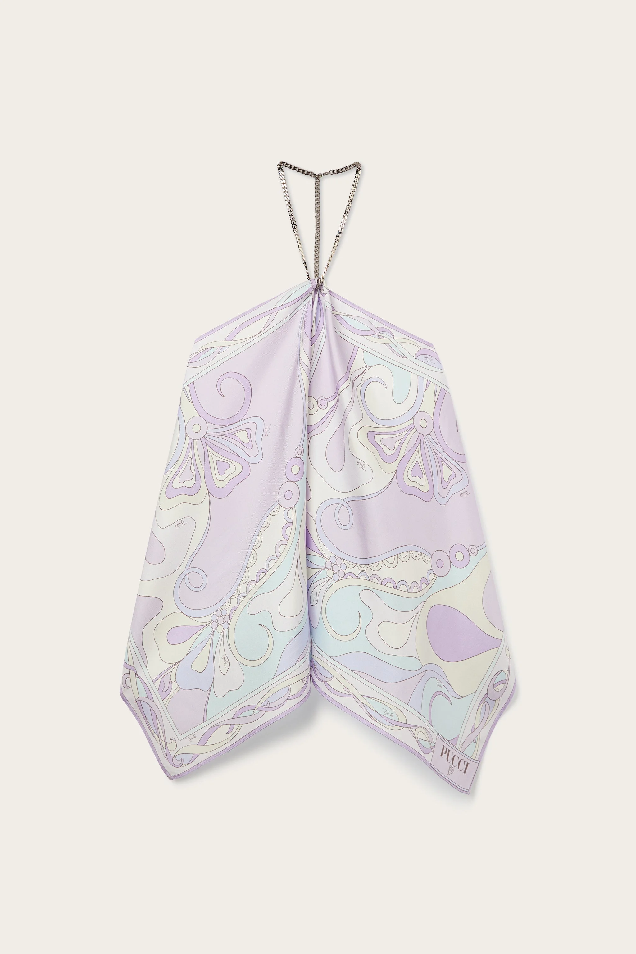 ORCHIDEE PRINT CHAIN TOP - 1