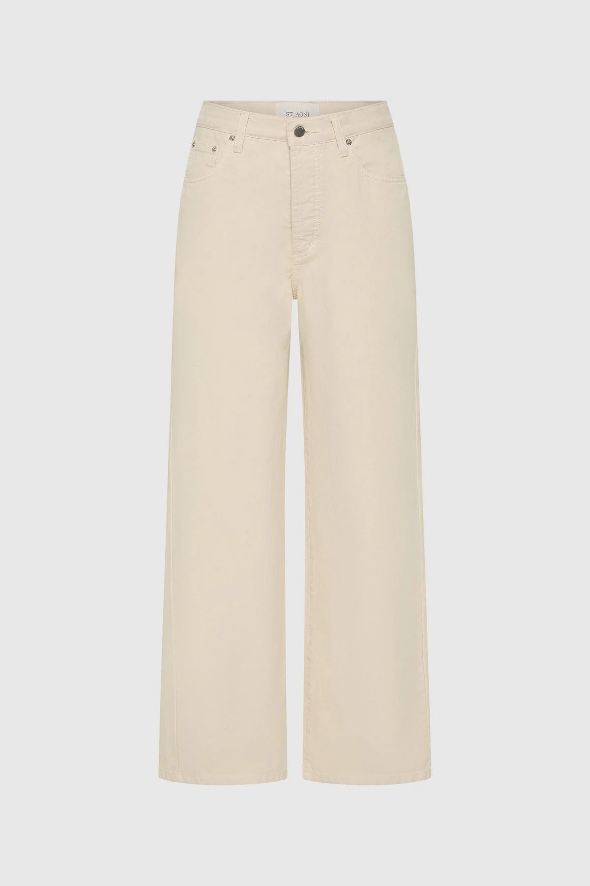 Canvas Classic Mid Rise Jeans - Ecru - 1