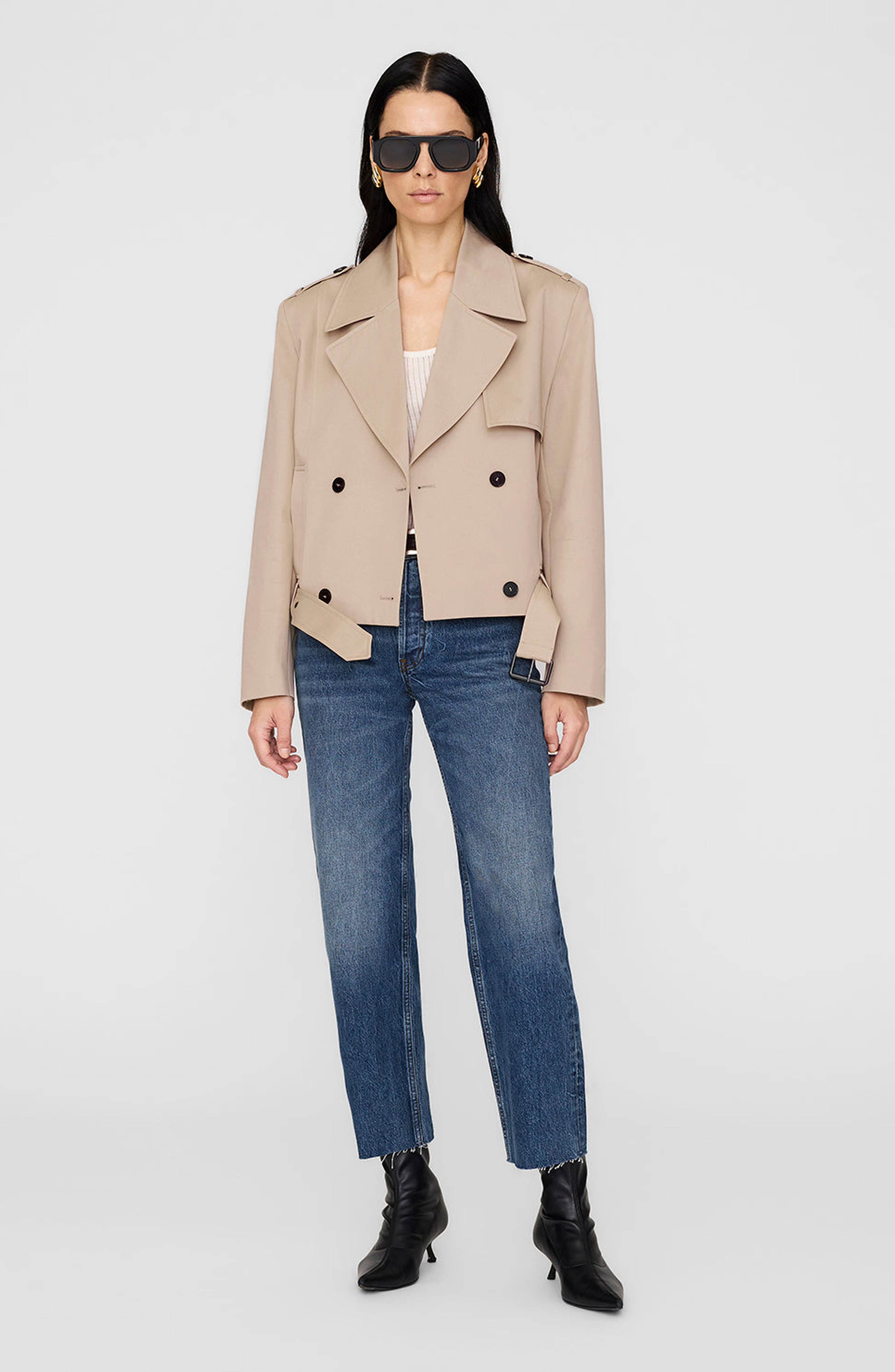 ANINE BING Greer Jacket in Oatmeal at Nordstrom - 1