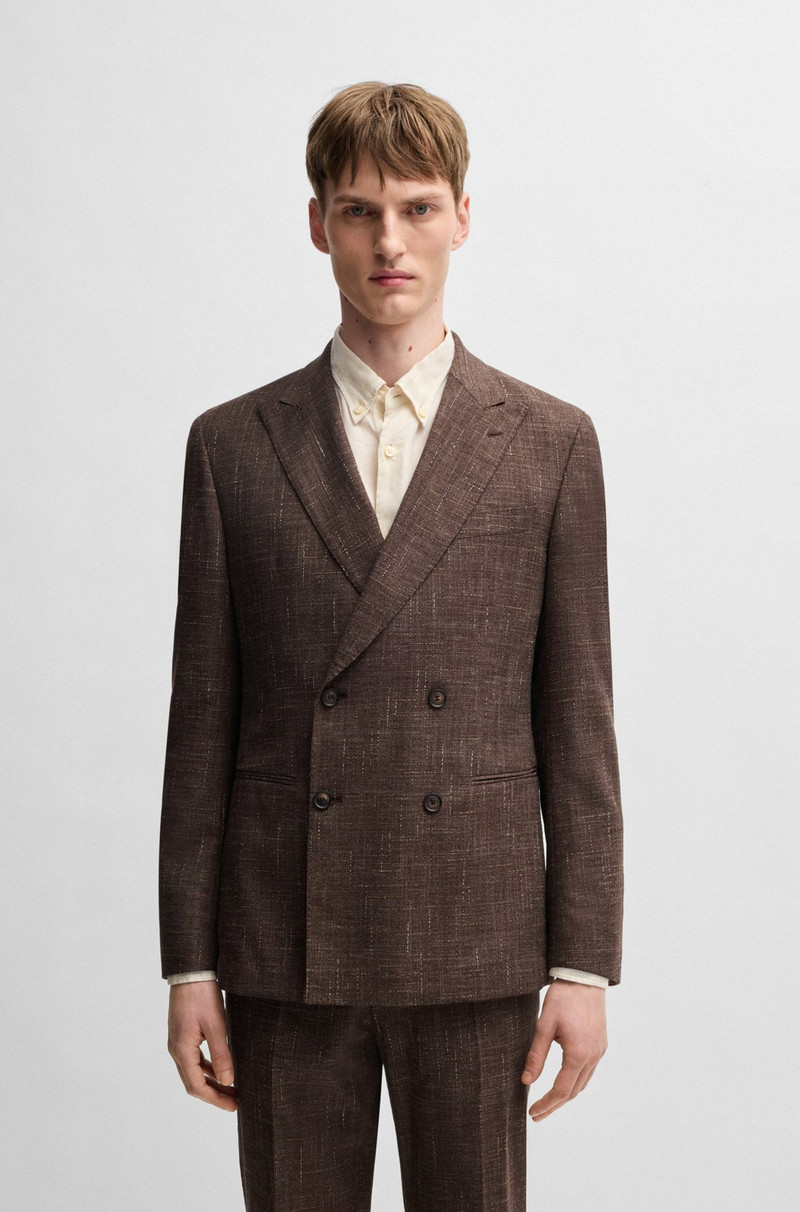TWO-PIECE SUIT IN PATTERNED TWEED 2