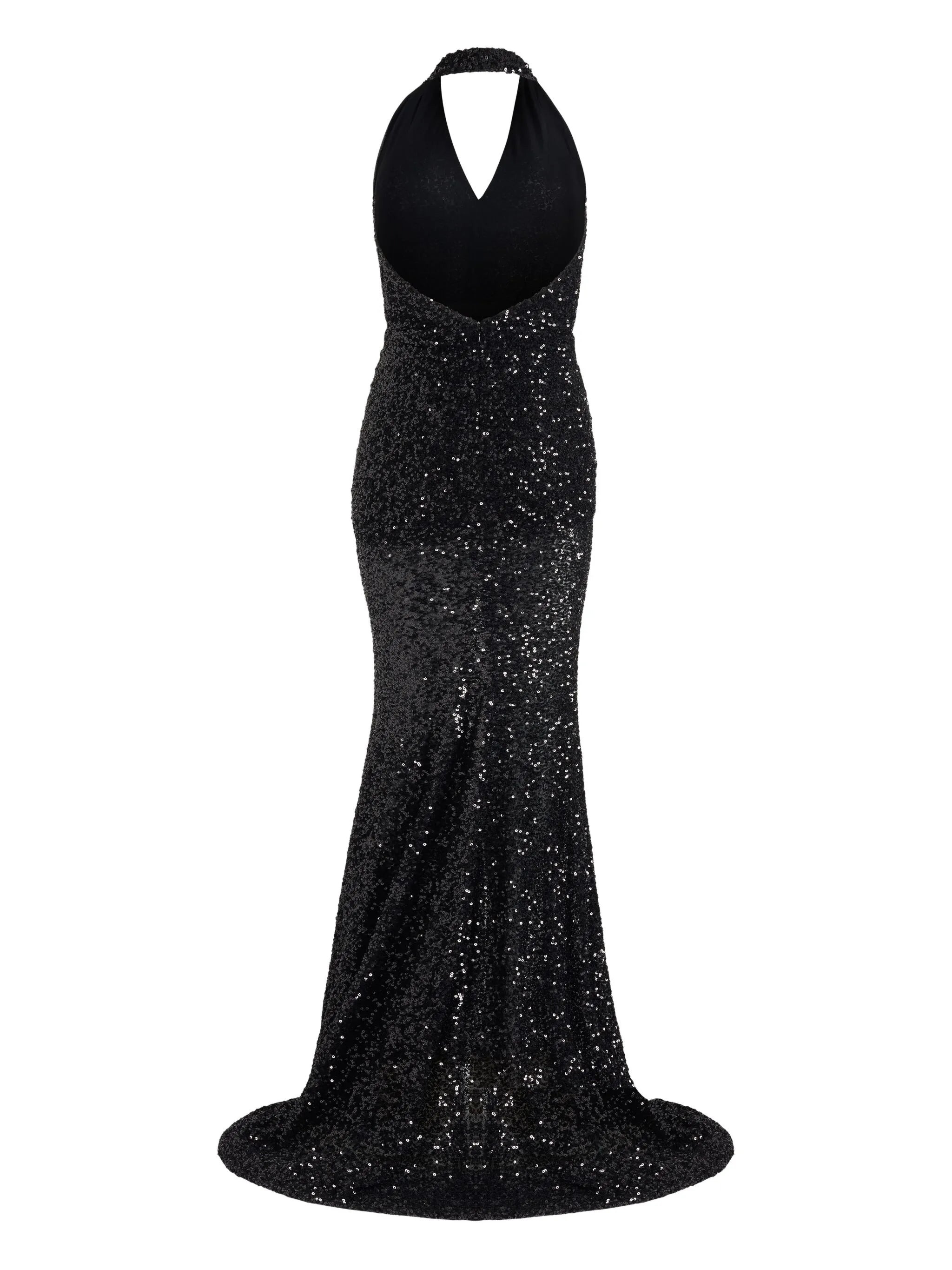 Patou Sequinned Halterneck Maxi Dress - 3