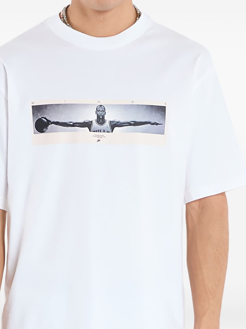 photo-print crew-neck T-shirt - 4