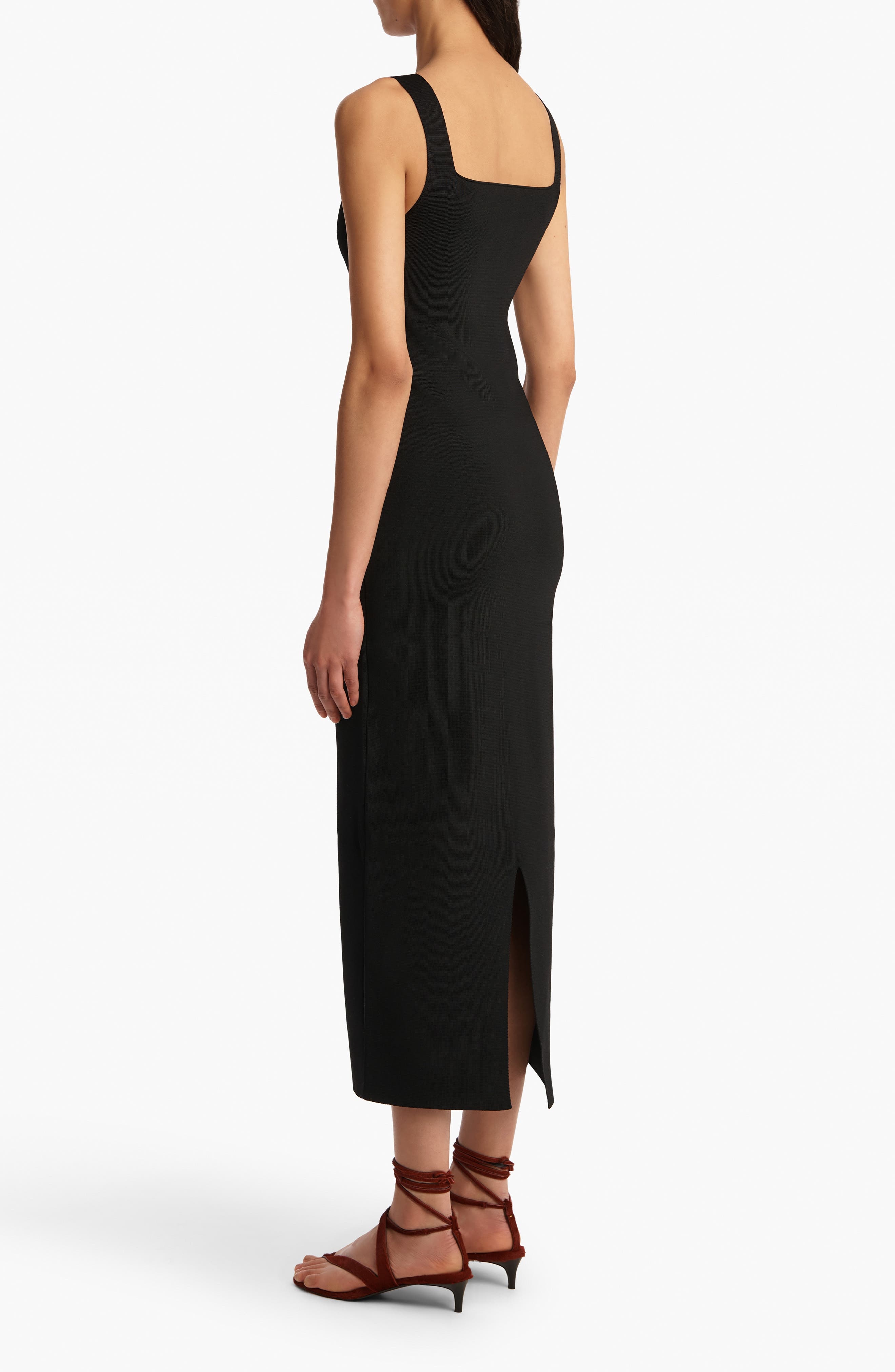 Khaite Dixi Fitted Knit Dress in Black at Nordstrom - 2