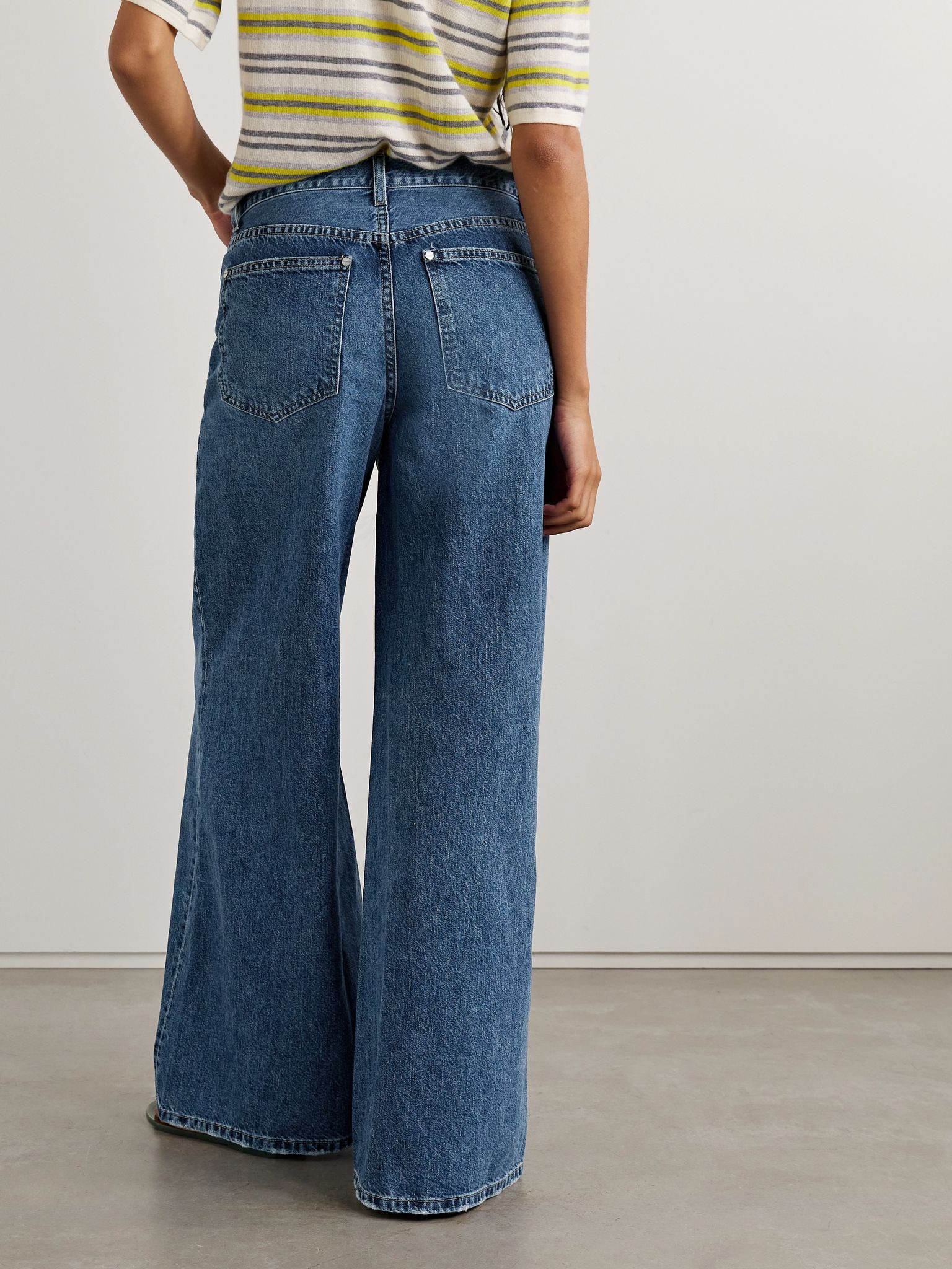 Tall Tiny Dancer high-rise wide-leg jeans Mid denim - 3