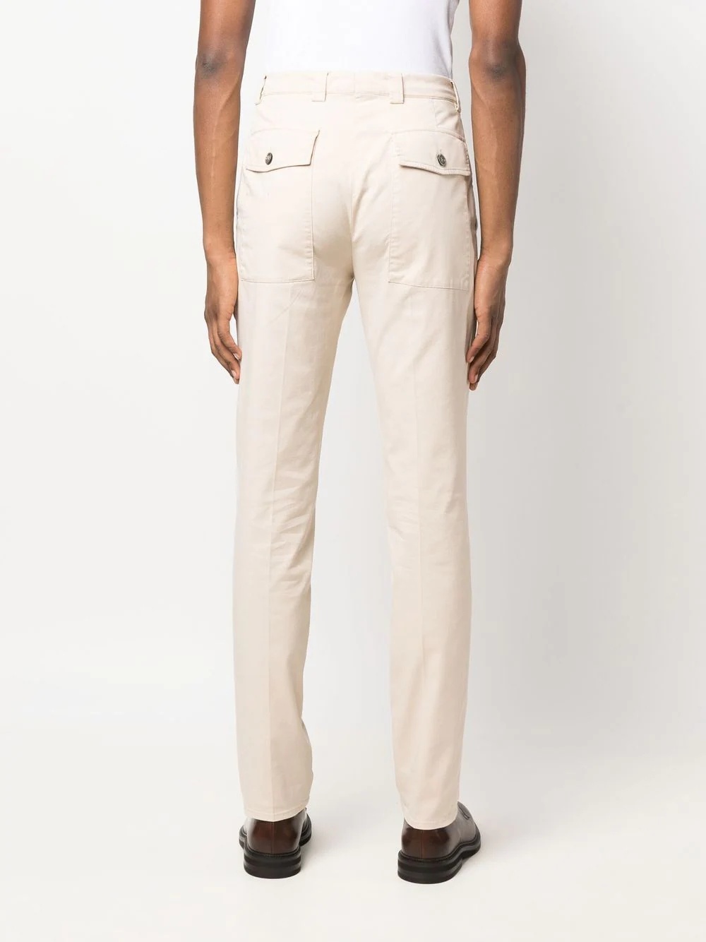 mid-rise tailored chinos - 4