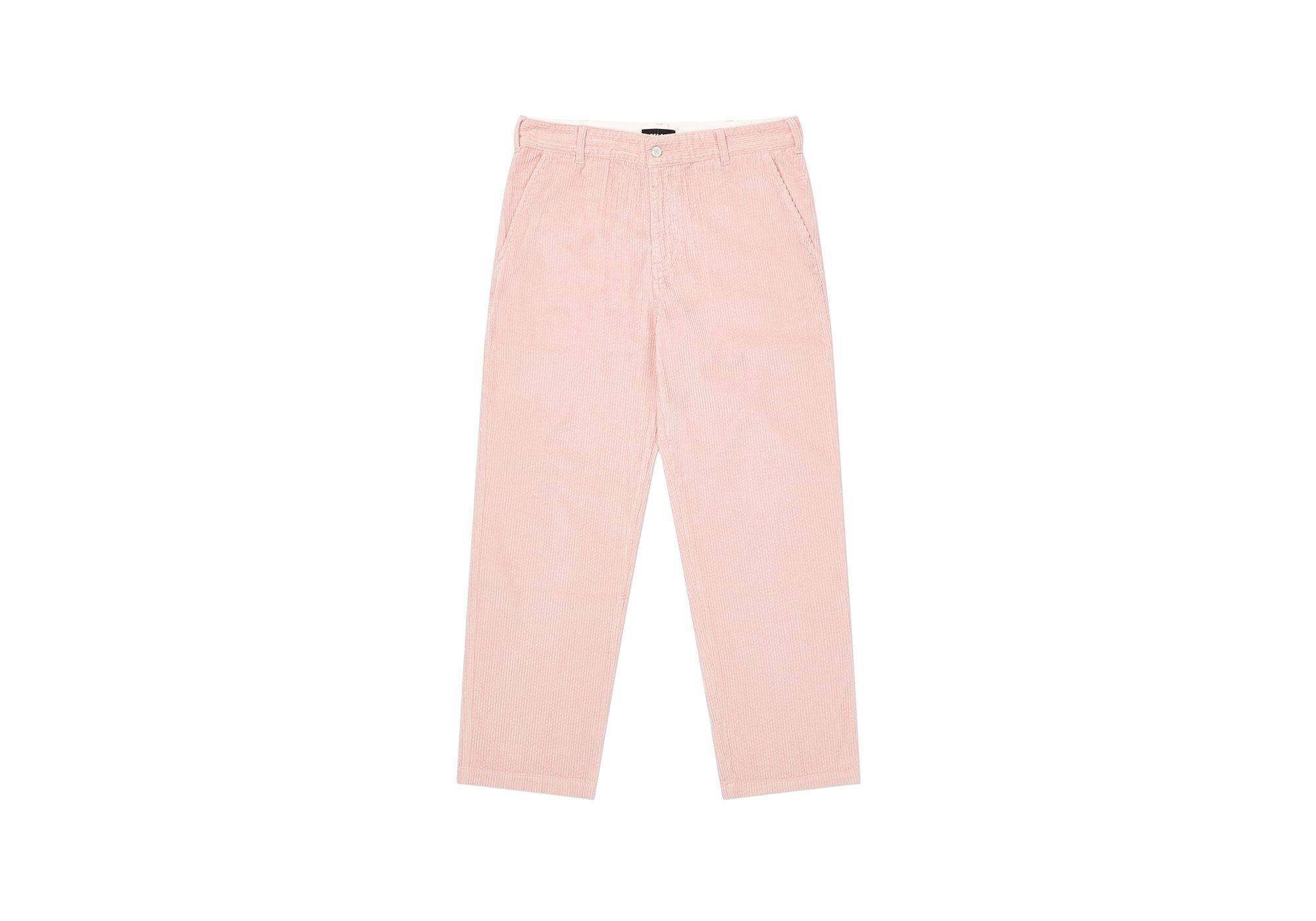 CORD PLAIN PANT PINK - 1