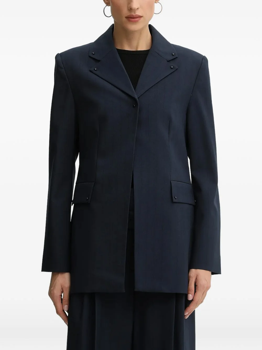 studded-pocket blazer - 1