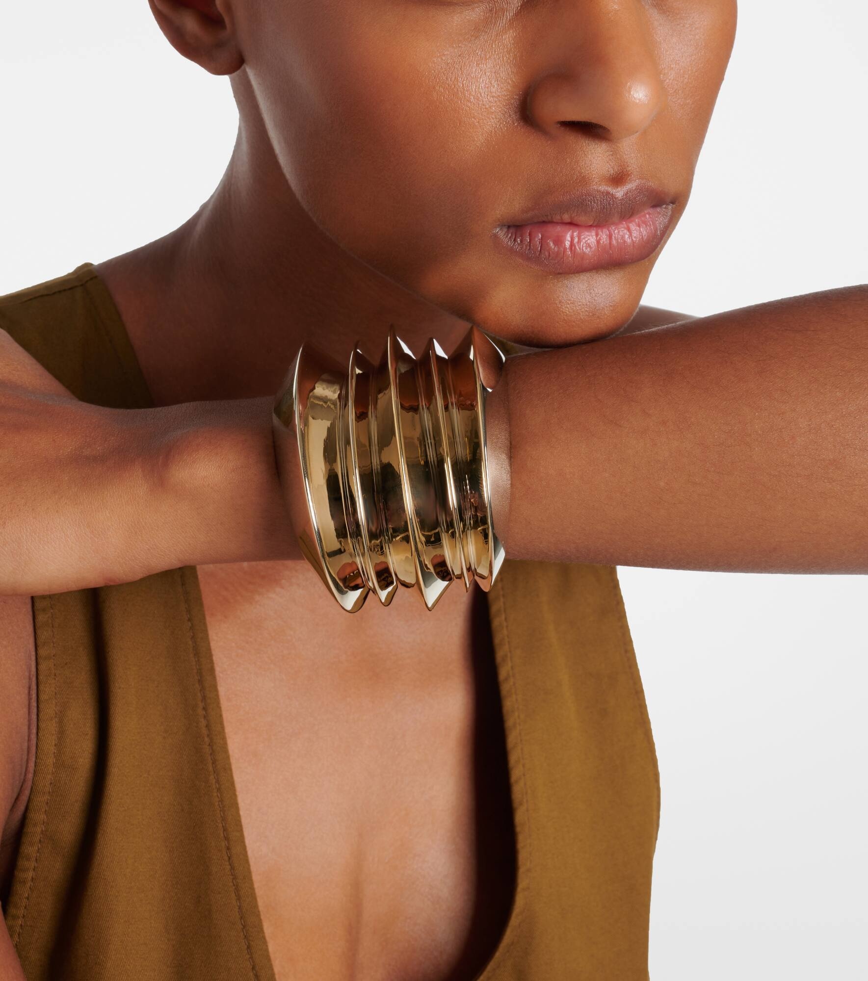 Wide Stacked bangle - 5