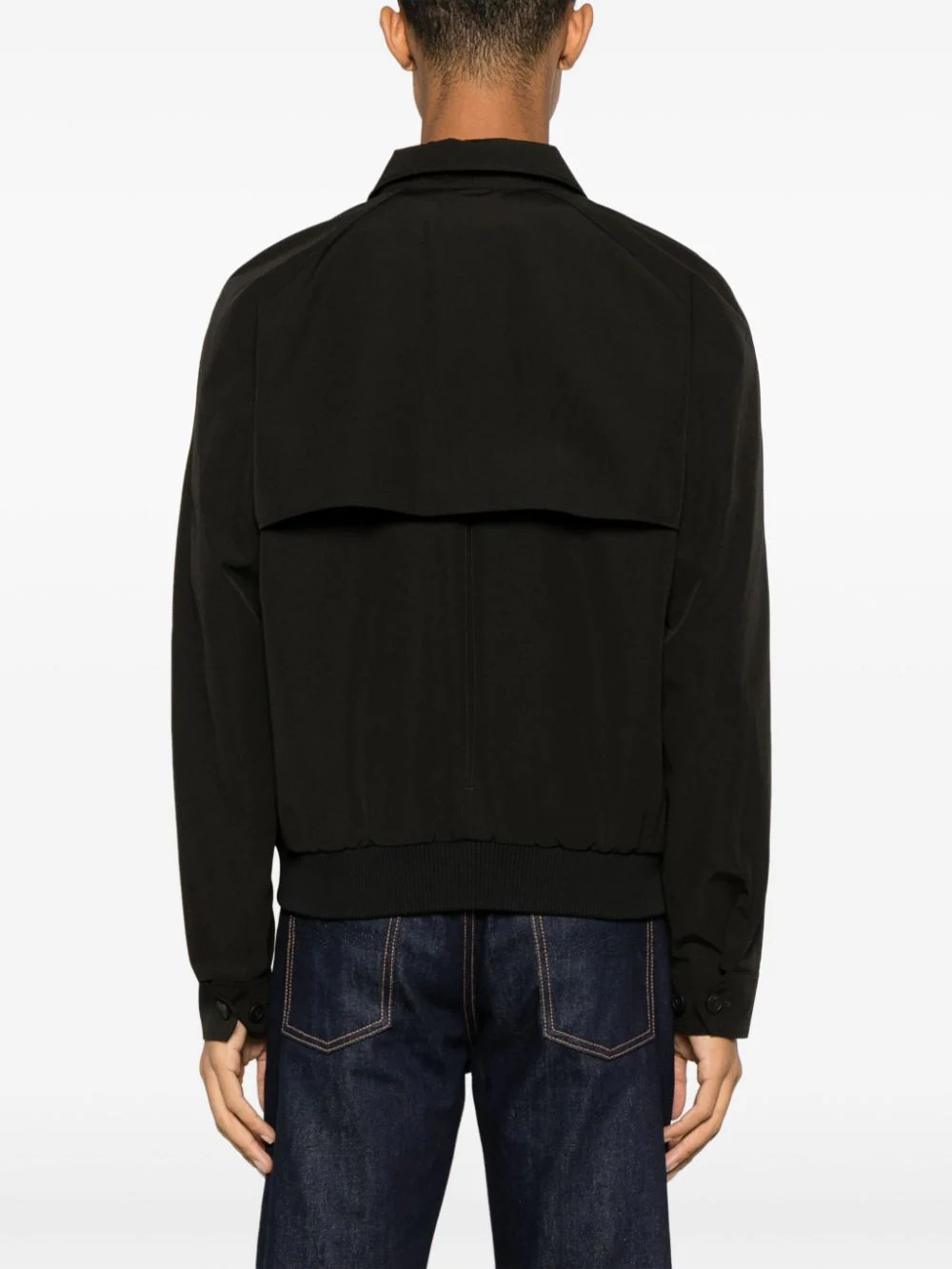 MAISON KITSUNE Men Technical Cotton Gabardine W Harrington Jacket - 3