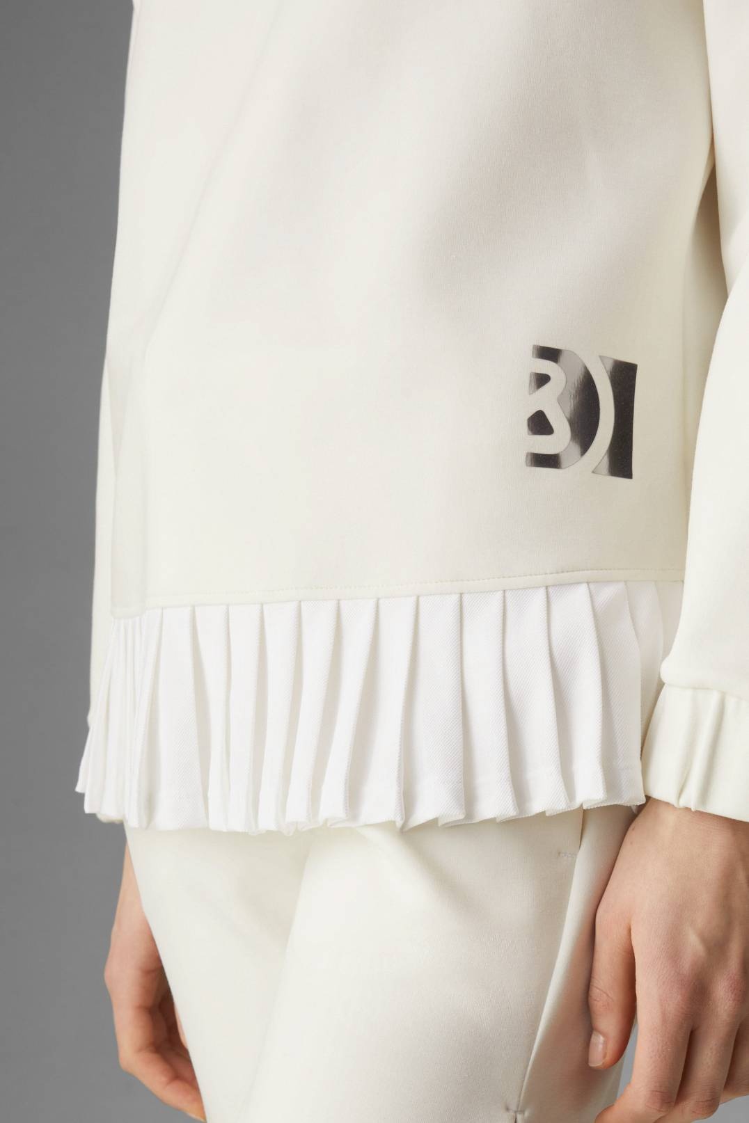 KATALIN SWEATSHIRT HOODIE IN OFF-WHITE - 5